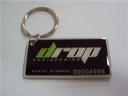 O suporte poli excelente da etiqueta chave da resina, marcado porta-chaves com resina poli encanta, MOQ300pcs,