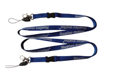 Correias relativas à promoção da impressão de tela de seda da promoção do negócio, correia do pescoço para o suporte de emblema do nome