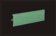 Plástico magnético 31212 do suporte do preço do PVC da cor verde da tira dos dados da exposição