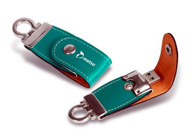 Movimentação de couro relativa à promoção USB do flash de USB do negócio 2,0 1GB - capacidade 64GB