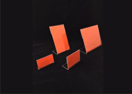 Suporte acrílico de suspensão claro do sinal, suporte fixado na parede do sinal do plexiglás