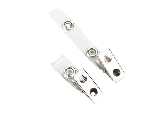 Metal o cartão de crédito da maxila da mola da panela de fazer pipoca, o grampo do suporte de emblema da identificação com correia do PVC e o botão 30275 do metal