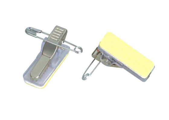 Pressão do pino do grampo/broche do emblema da fita adesiva - grampo adesivo 30360 do suporte de emblema do crocodilo sensível