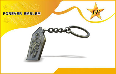 O baixo cádmio Keychains relativo à promoção liga de zinco/Keyring com projeta