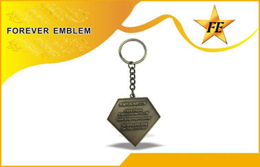 O baixo cádmio Keychains relativo à promoção liga de zinco/Keyring com projeta