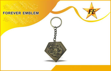 O baixo cádmio Keychains relativo à promoção liga de zinco/Keyring com projeta