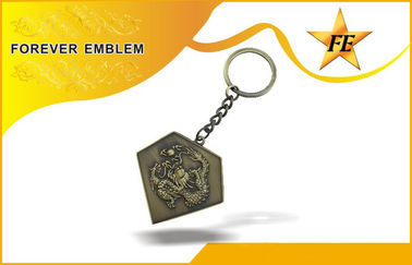 O baixo cádmio Keychains relativo à promoção liga de zinco/Keyring com projeta