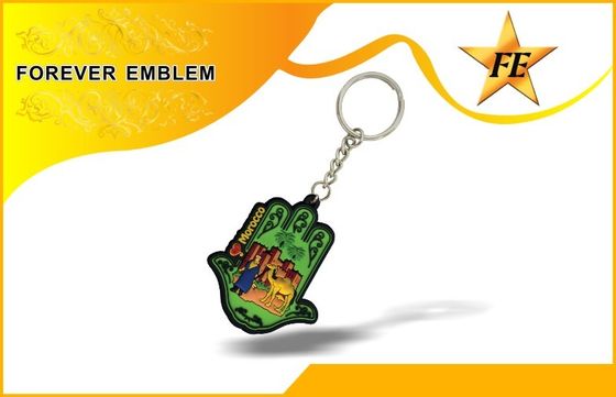 o PVC macio Eco-amigável 3D projeta Keychains relativo à promoção