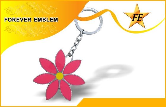 Keychains relativo à promoção duro de imitação com chapeamento de níquel, keychain 3D feito sob encomenda