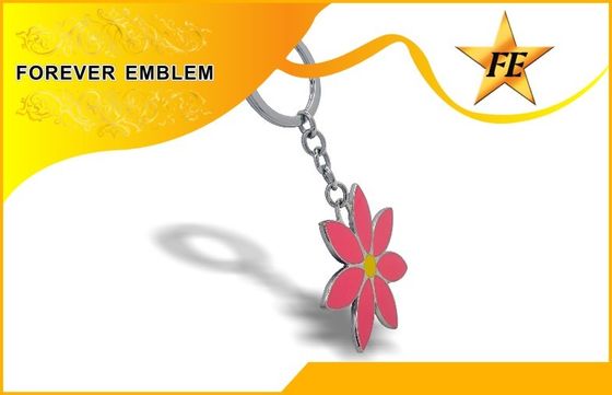 Keychains relativo à promoção duro de imitação com chapeamento de níquel, keychain 3D feito sob encomenda