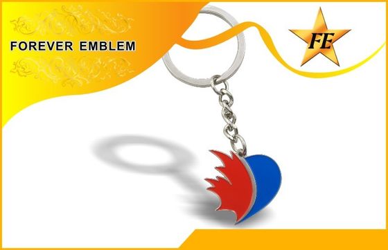 Metal macio Keychains relativo à promoção do esmalte liga de zinco para a finalidade relativa à promoção