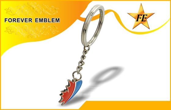 Metal macio Keychains relativo à promoção do esmalte liga de zinco para a finalidade relativa à promoção