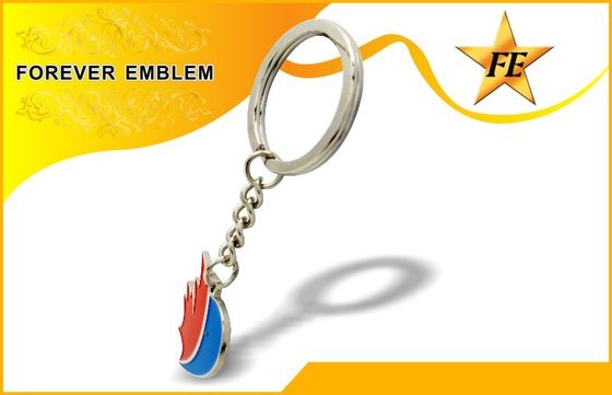 Metal macio Keychains relativo à promoção do esmalte liga de zinco para a finalidade relativa à promoção