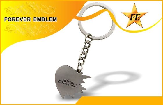 Metal macio Keychains relativo à promoção do esmalte liga de zinco para a finalidade relativa à promoção
