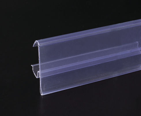 Os dados da prateleira do PVC da loja do supermercado descascam 32mm/39mm, Transprent
