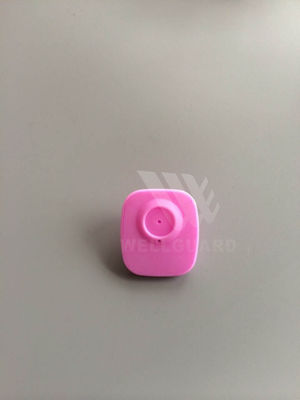 A mini etiqueta quadrada da segurança da roupa/etiqueta duramente para o supermercado contra-roubo