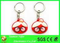 Porta-chaves de borracha macia feita sob encomenda relativa à promoção do PVC Keychains 3D para a decoração