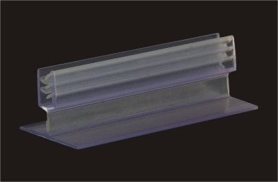 O PVC dos suportes do sinal do retalho da exposição do supermercado expulsou suporte claro