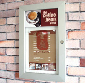 Suportes de exposição do cartaz do suporte do menu de Moubted da parede para a cafetaria