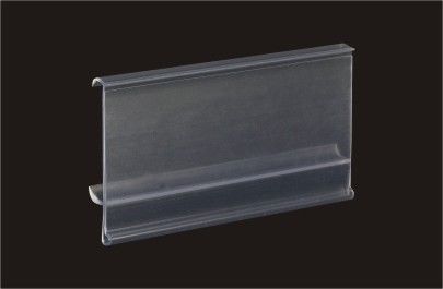 Suporte de etiqueta plástico durável, altura 40mm da etiqueta das trilhas de dados da exposição do supermercado