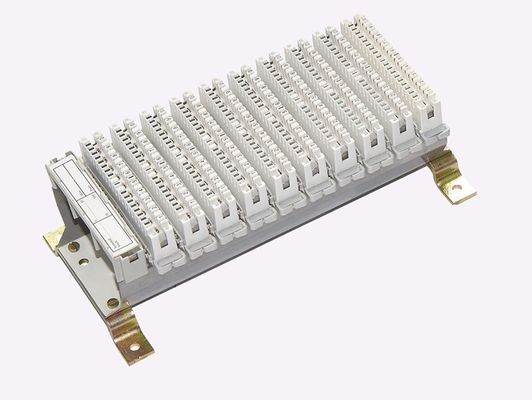 Suporte de etiqueta articulado fácil e conveniente do módulo para o plástico do módulo da desconexão do LSA 10pair