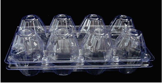 Bandejas transparentes do ovo do ANIMAL DE ESTIMAÇÃO impermeável, empacotamento da caixa do ovo de 15 cavidades