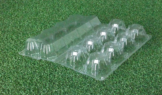 Bandejas transparentes do ovo do ANIMAL DE ESTIMAÇÃO impermeável, empacotamento da caixa do ovo de 15 cavidades