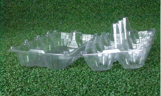 Bandejas transparentes do ovo do ANIMAL DE ESTIMAÇÃO impermeável, empacotamento da caixa do ovo de 15 cavidades