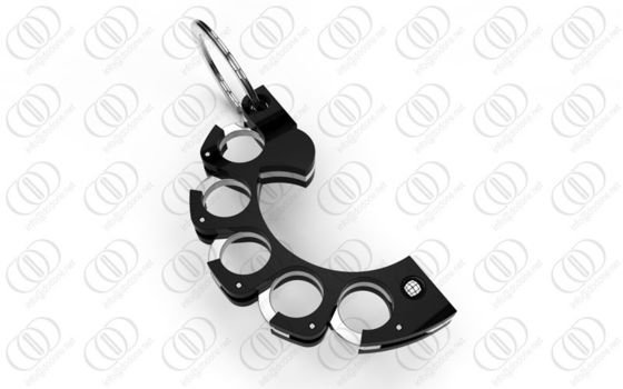 abridor de garrafa de aço inoxidável do suporte da chave de 316L Keychain