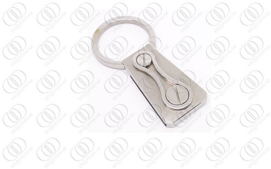 Suporte de aço inoxidável da chave dos parafusos 316L Keychain com revestimento escovado e lustrado