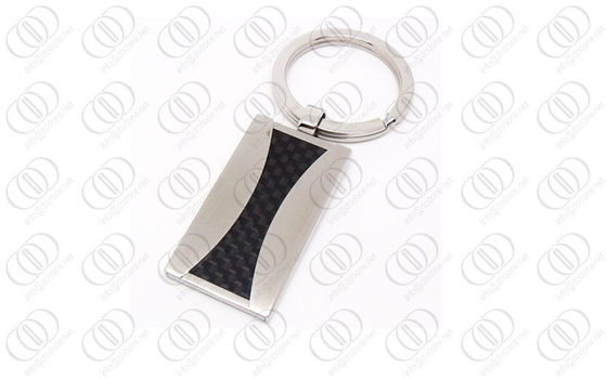 suporte de aço inoxidável quadrado da chave de 316L Keychain