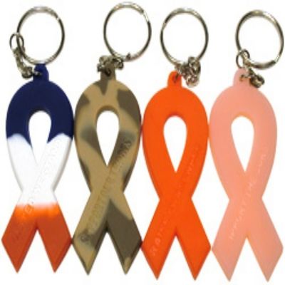 Pendentes 100% do silicone Keychain relativo à promoção, acessórios do metal, cor de Pantone