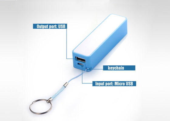 Banco portátil do poder do multi perfume da cor com a porta-chaves para o presente relativo à promoção