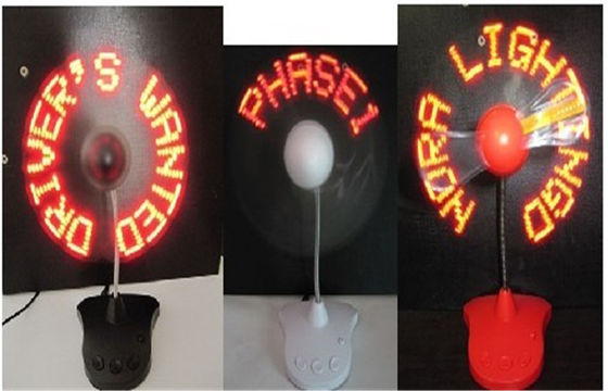 Fã de encantamento do piscamento do diodo emissor de luz de 110MM para a luz dos presentes do negócio/diodo emissor de luz com fã