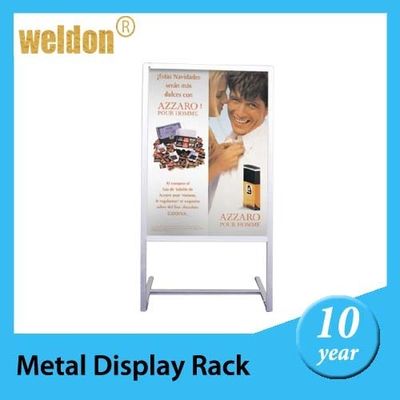 cremalheira de exposição ereta a do metal do quadro da exposição do cartaz do assoalho reciclável - placas