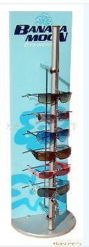 Personalizados decalques acrílico Pop Display óculos Rack sinal titular com fiação Base