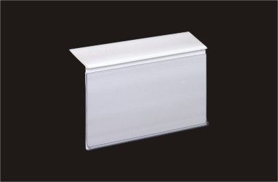 Suporte branco para prateleiras, altura do preço do canal da prateleira do PVC da etiqueta de 40mm